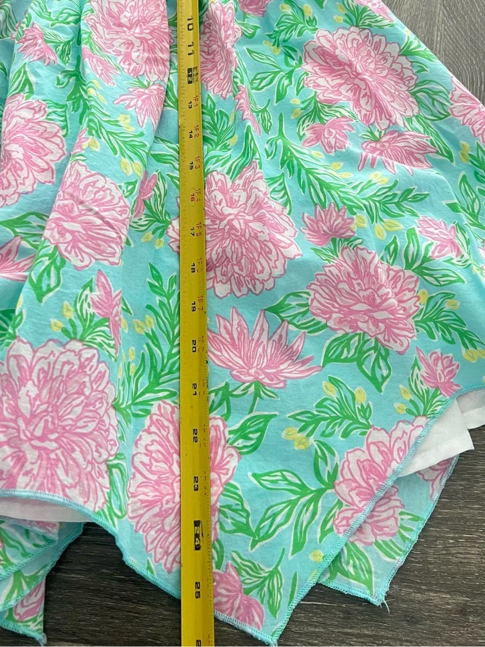 Tommy Bahama Floral Tropical Asymmetrical Hem Lined Dress Little Girl Sz 8~7-8yo